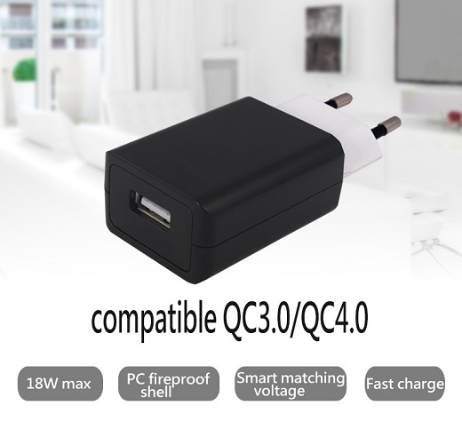 TC-S300Q QC3.0 EU plug quick charger 3