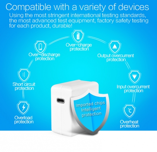 TC-EPD18W Type C PD 3.0+QC3.0 USB quick charger 3